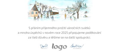 Vánoční přání DLKL-195